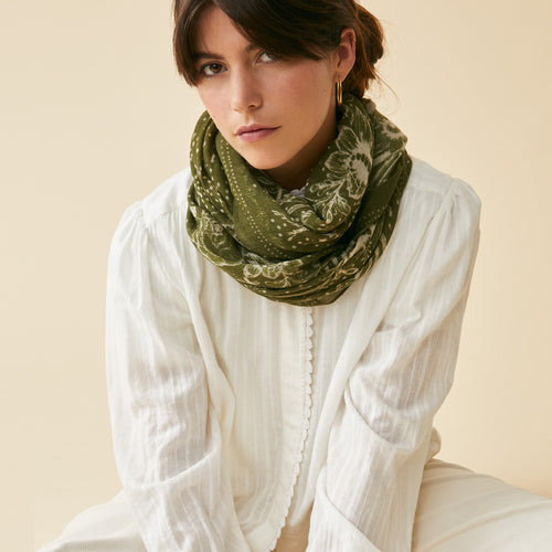 Foulard Felicie Flower Bandana Avocat
