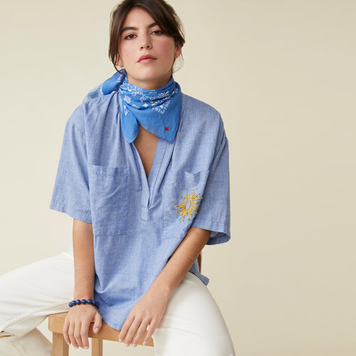 Foulard Bandana Denim