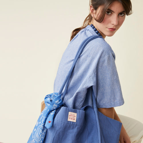 Foulard Bandana Denim
