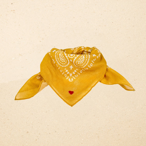 Foulard Bandana Ocre