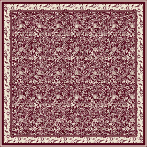 Foulard Oliver Grenat
