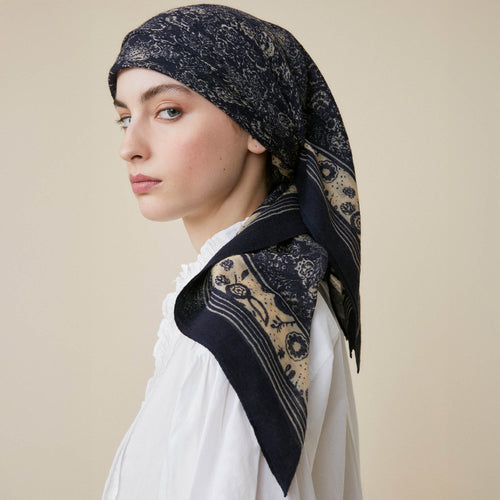 Foulard Oliver Bleu Fonce