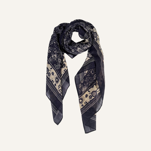Foulard Oliver Bleu Fonce