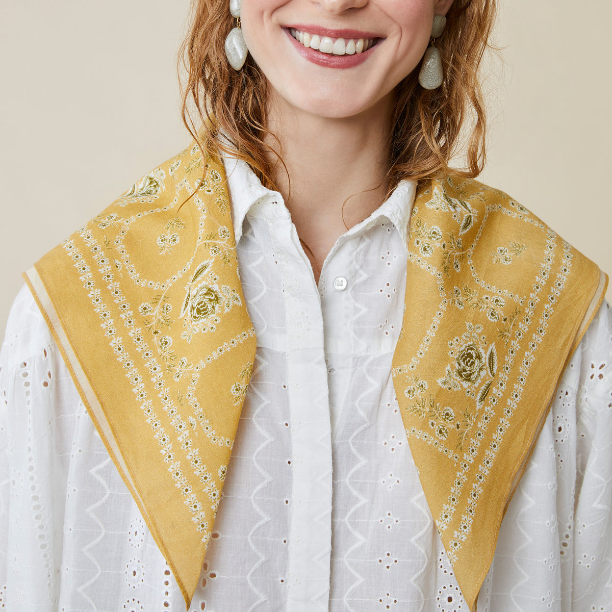 Foulard Vina Ocre