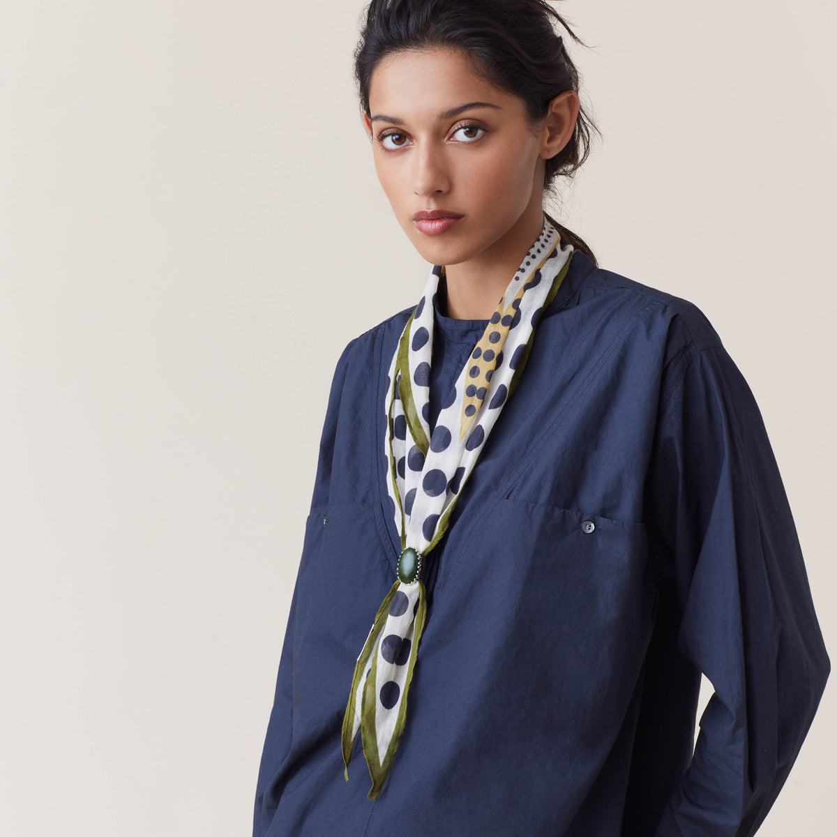 Foulard Faustin Lichen