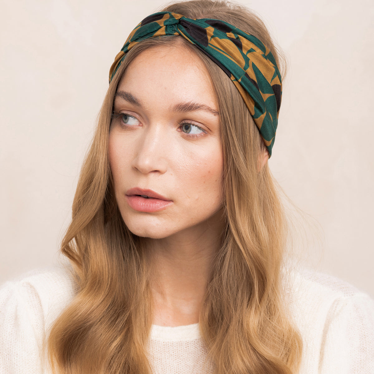 Headband Albi Perfo Flower Ambre