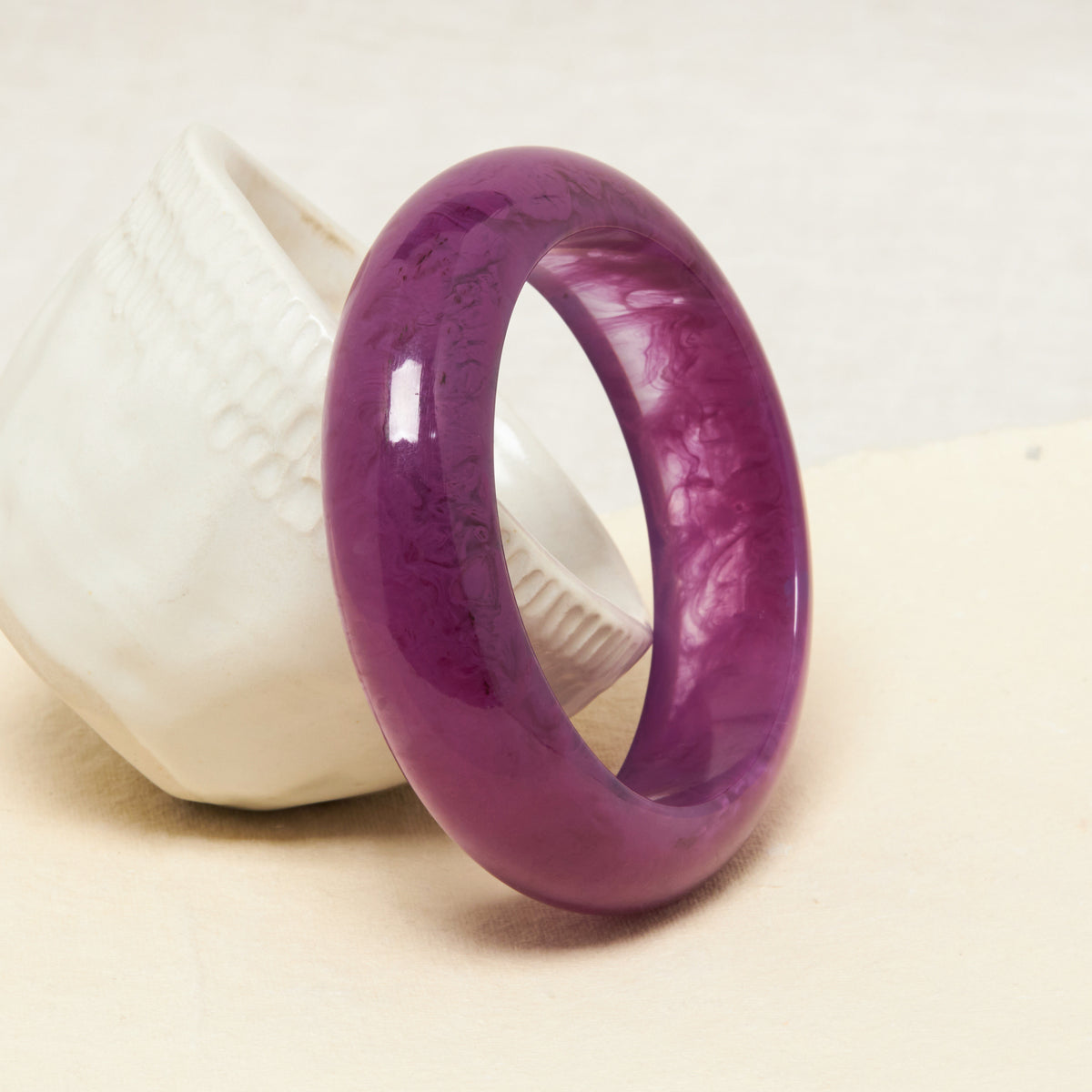 Jonc Marlo Purple Cristal