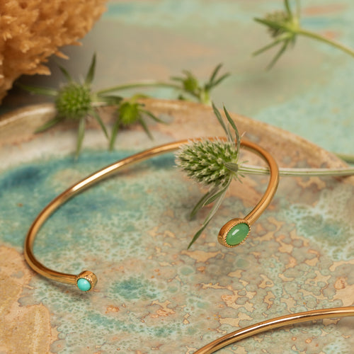 Jonc Claryce Chrysoprase/Turquoise
