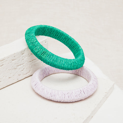 Set De Joncs Sanna Menthe/Parme