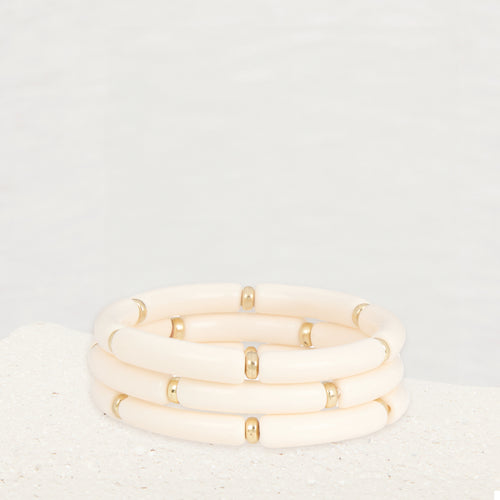 Set de Bracelets Mini Palma Ecru