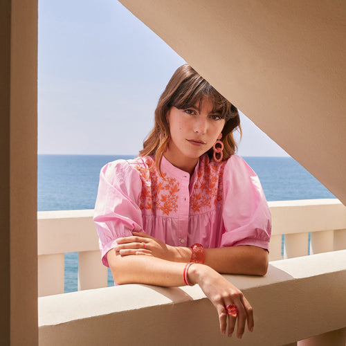 Jonc Mini Marko Rose Fluo