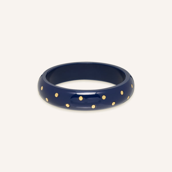Bracelet jonc large en résine rose Roodoudou - Le petit Souk Bracelet jonc large en résine rose Roodoudou - Le petit Souk