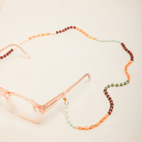 Chaine De Lunettes Marielle Pesto/Dragee