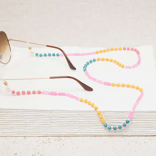 Chaîne De Lunettes Marielle Lipstick/Turquoise