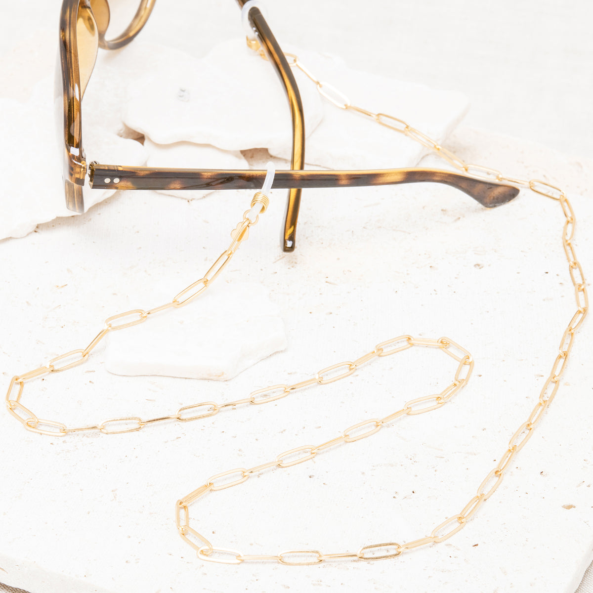 Chaîne De Lunettes Leoni Or