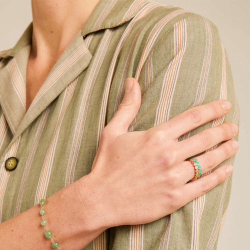 Combinaison Laya Olive/Ecru