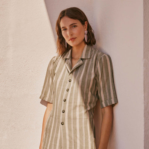 Combinaison Laya Olive/Ecru