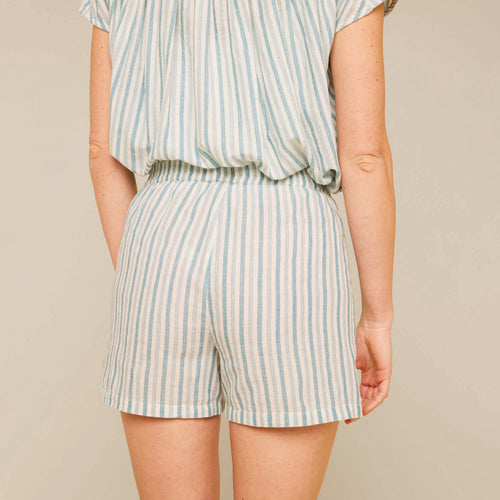 Short Jyoti Turquoise/Ecru