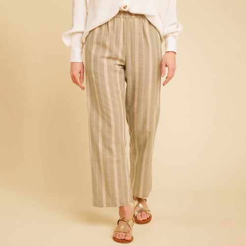 Pantalon Juhi Olive/Ecru
