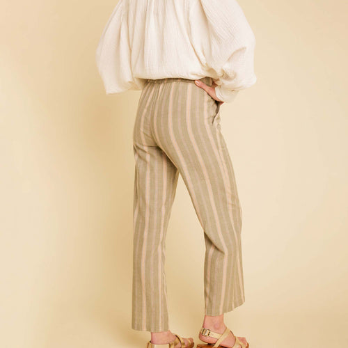 Pantalon Juhi Olive/Ecru