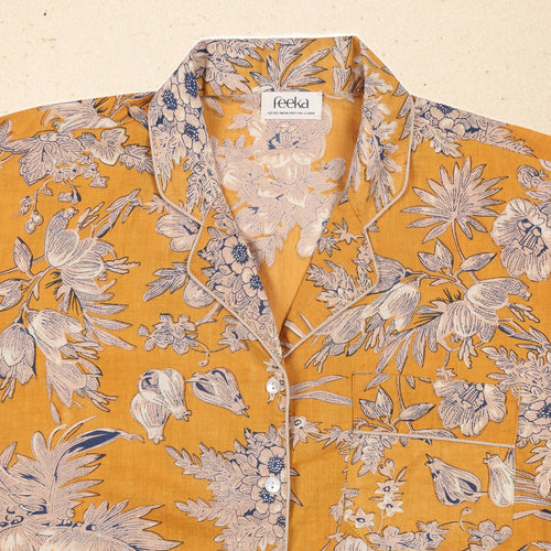 Ensemble Karan Blockprint Ocre