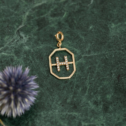 Pendentif H  Or