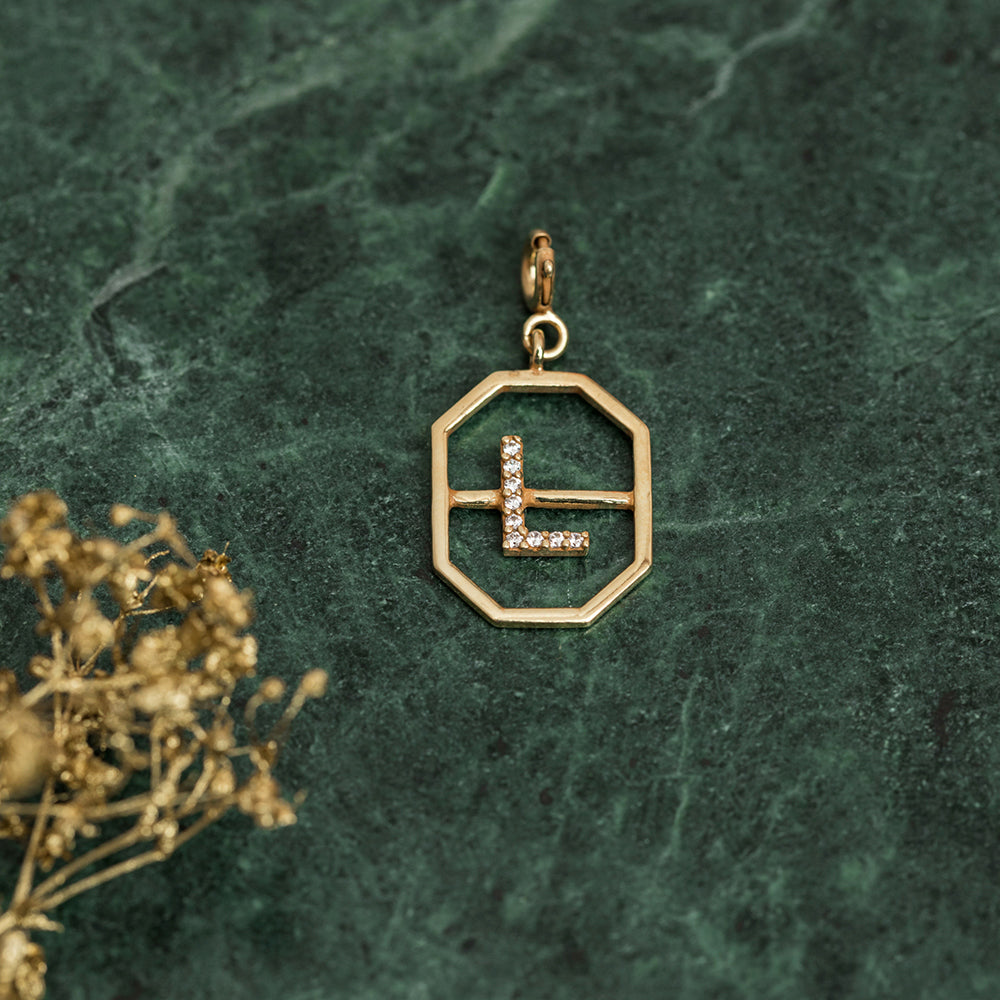 Pendentif L  Or