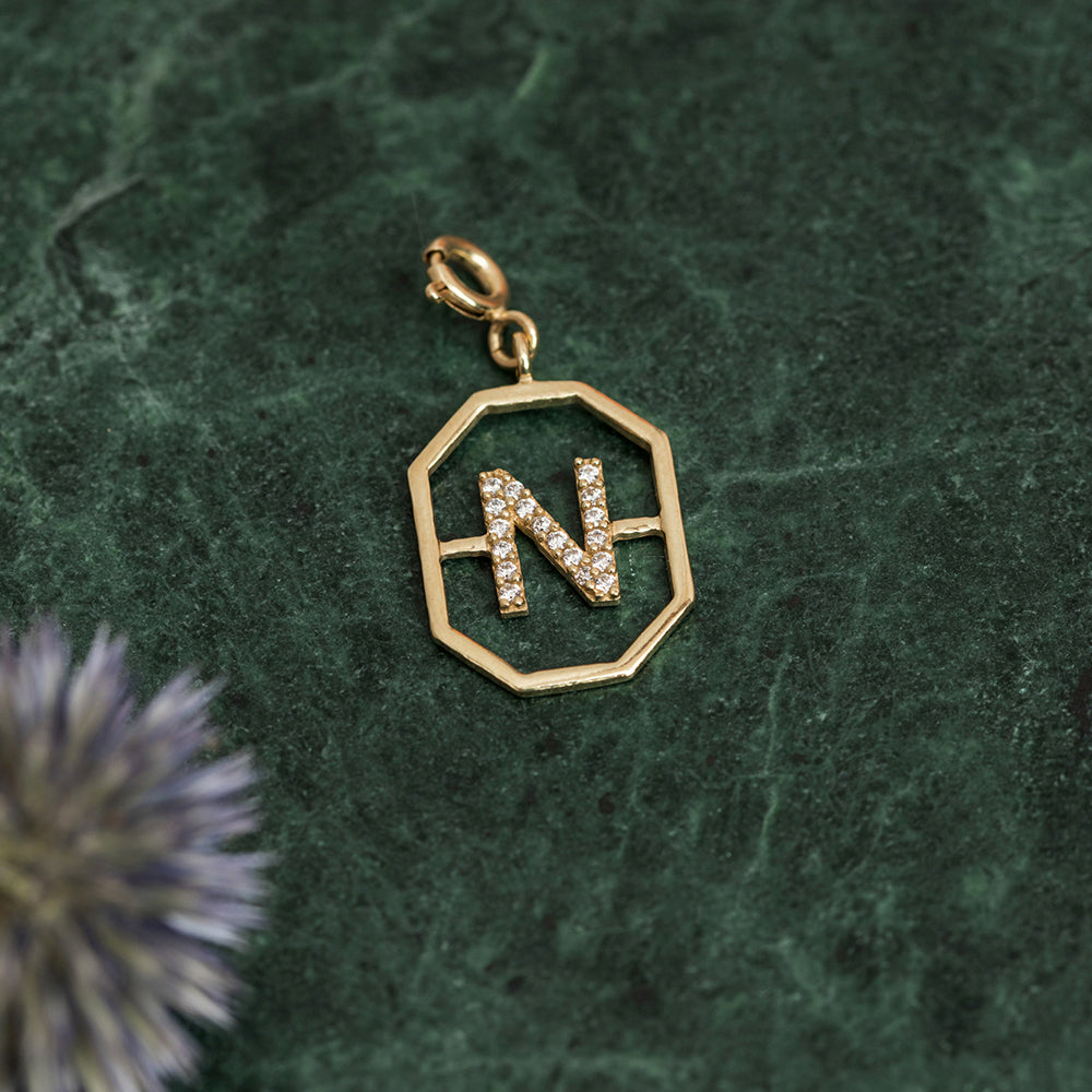 Pendentif N  Or