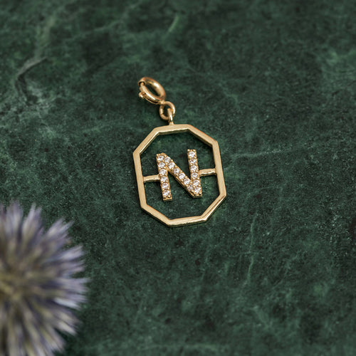 Pendentif N  Or