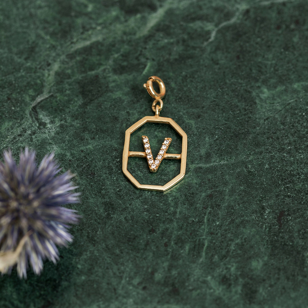 Pendentif V  Or