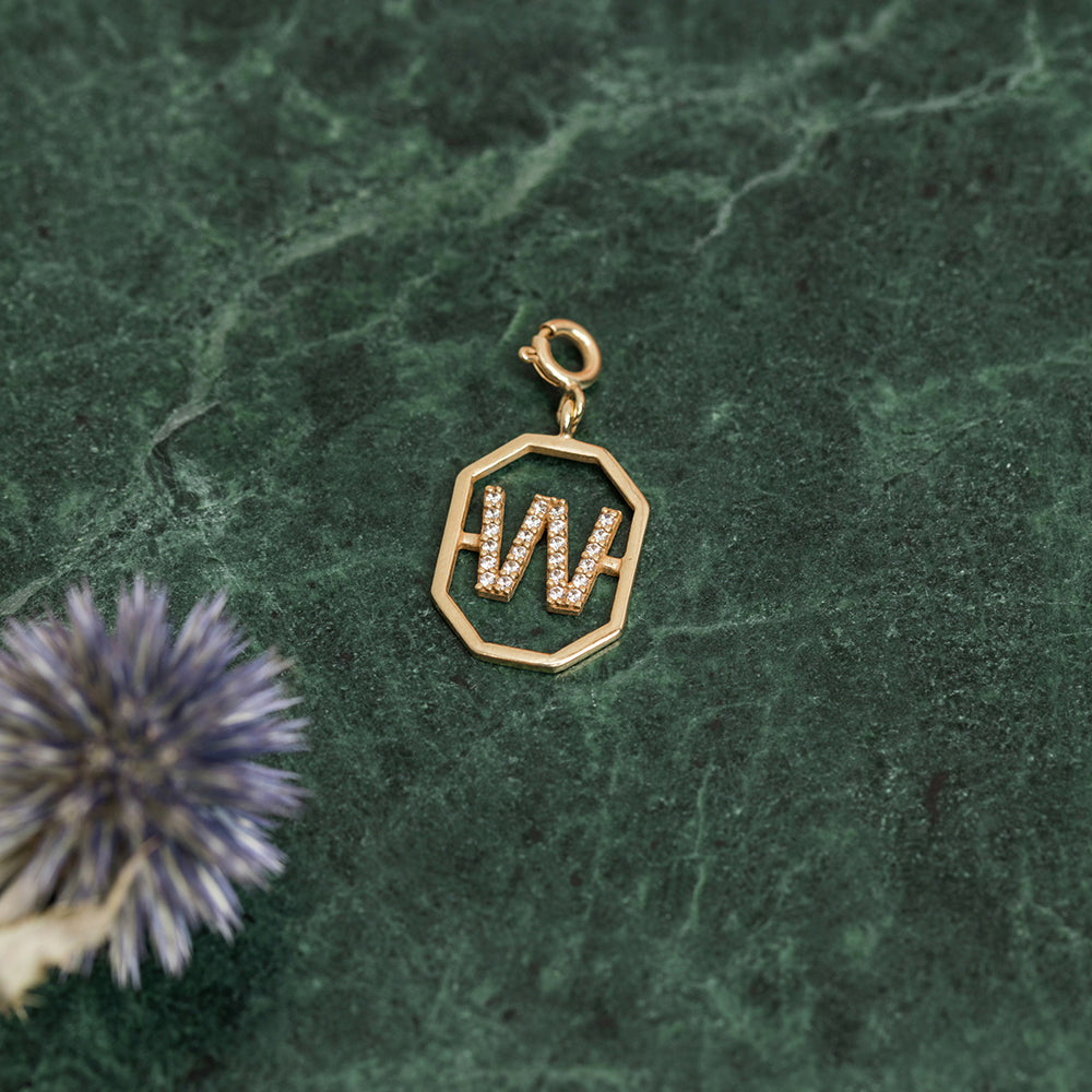 Pendentif W  Or