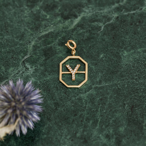 Pendentif Y  Or