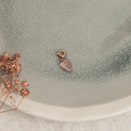 Pendentif Quartz Rose