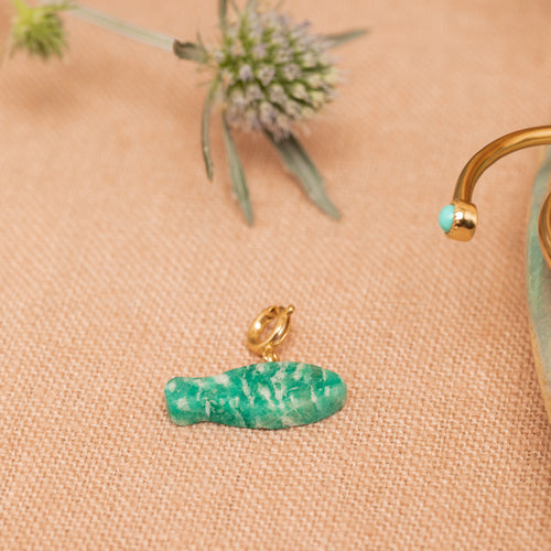 Pendentif Fish Amazonite