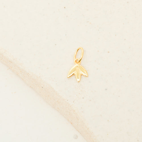 Pendentif Mini Lotus Or