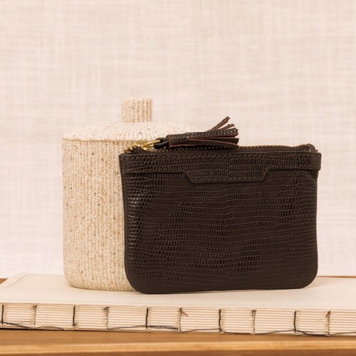 Pochette Misha Lezard Ganache