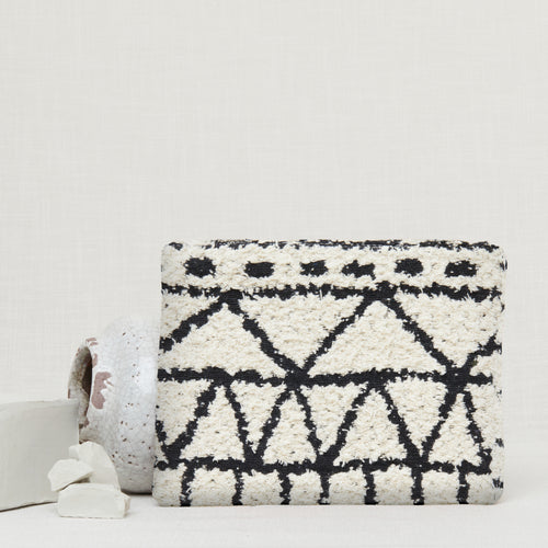 Pochette Anyssa Noir/Ecru