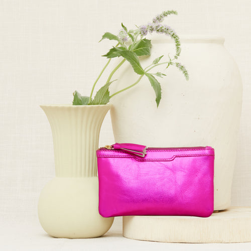 Pochette Norah Fuschia Brillant