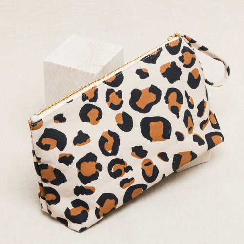 Pochette Vanie Leopard Pesto
