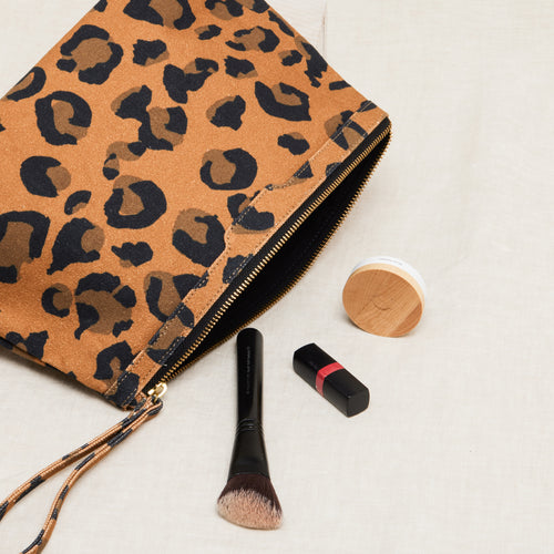 Pochette Vanie Leopard Jade