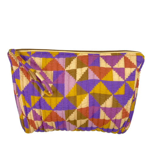 Pochette Madda Patchwork Violine