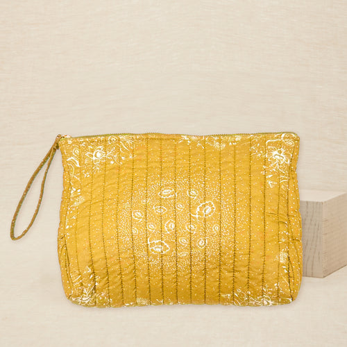 Pochette Alicia Flower Bandana Curry