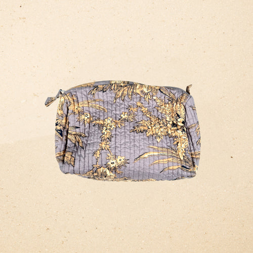 Pochette Keya Blockprint Ciel