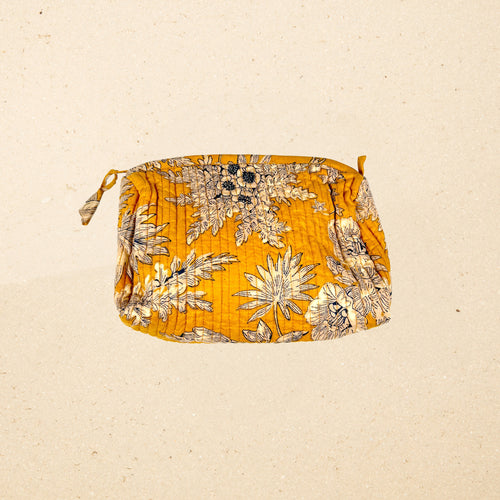 Pochette Keya Blockprint Ocre