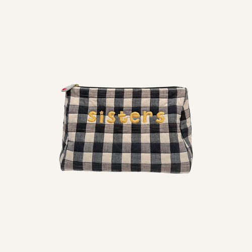 Pochette Charlie Carreau Noir/Ebene