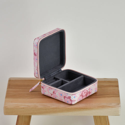 Trousse À Bijoux Sido Flower Pop Framboise
