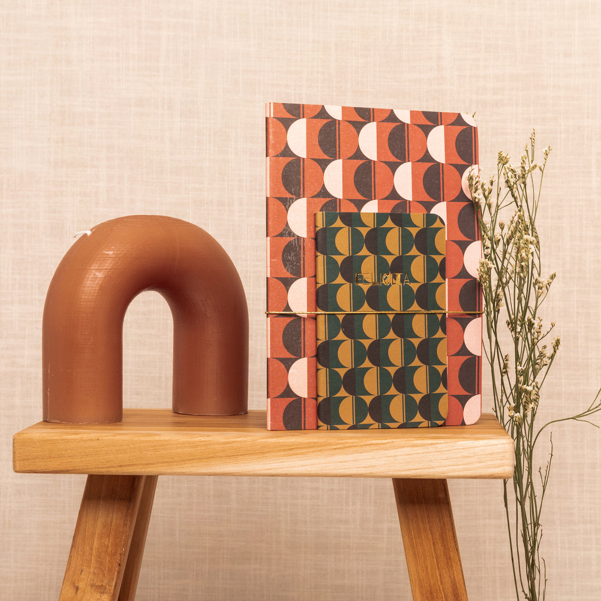 Carnet Luciano Perfo Flower Peche
