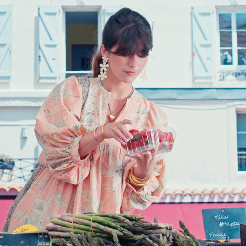 Robe Anjali Blockprint Lipstick