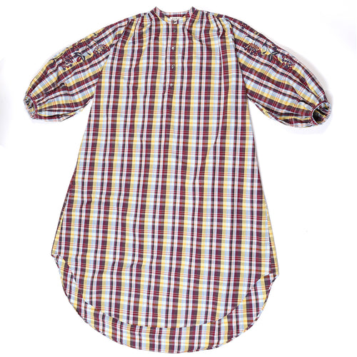 Robe Laura Carreau Sky/Grenat