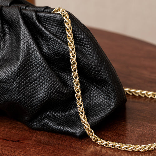 Sac Sofya Python Noir